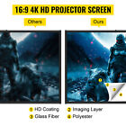 Vevor Projector Screen With Stand 100 Inch 16 9 Hd 4k Outdoor Indoor Projection