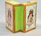 Dollhouse Miniature 1 12th Scale Tiny  Porcelain Doll In Trunk  5114