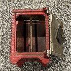 Vintage Cast Iron Combination State Safe Bank 1920s Antique Amazing Condition 