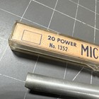 Vintage Pocket Pen Power Microscope - Style 20 X By Rca W  Case Usa