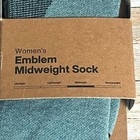 Burton Women s Emblem Midweight Snowboard Ski Socks Petrol Green Size S M