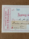 1884 Carson Tahoe Lumber Fluming Virginia City Nevada Bank Of California Check