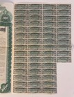 1892 Louisiana Electric Light Bond Stock Certificate