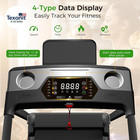 Portable Treadmill With Incline  3 0hp Walking Pad With Handle Bar  3-in-1 Folda