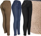 Women s Winter Plush Lined Thick Trouser Pants - Dressy Winter Fleece Leggings