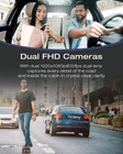 Toguard Fhd Car Dvr Dual Lens Dash Cam 1080p Night Vision Video Recorder Camera