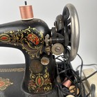 Singer Model 66 1921 Red Eye Sewing Machine W  Case pedal - Tested Needs Repairs