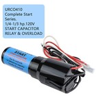 Rco410 3 In 1 Relay Hard Start Capacitor Kit Refrigerator 1 4-1 3 Hp 115vac