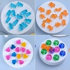 Gummy Candy Molds Silicone With 2 Droppers Pack Of 4 Mini Silicone Molds