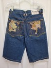 Fubu Y2k The Collection Blue Jean Shorts Size 16 Vintage Baggy 10    Drip