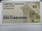 330-270 Bc Campania Neapolis Ar Didrachm Silver Ancient Ngc Vg Coin ----  559c