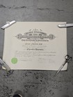 Old Rare Historical 1900 Phila College Of Pharmacy E Fullerton Cook Certificate