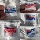 Lot Of 10 Vintage 90   s Hanes Blank S s Tee Shirts White Vtg Cotton Large Xxl 2xl