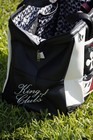 Malbon X King Of Clubs Boston Bag Duffle Golf Travel Bag Black White Rare New