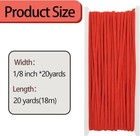 Red Elastic Band For Sewing  1 8 Inch 20 Yards High Inch   20 Yard  