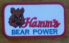 Bear Power   Embroidered Sew On Hamm s Beer Collectors Patch   Sew On