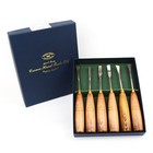 Crown Tools 220 6 Pc Boxed Woodcarving Tool Set