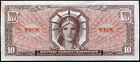 Series 641  10 Ten Dollars Mpc Military Payment Certificate High Grade