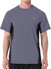 Vayager Short Sleeve Men s Swim Shirt With Rash Guard Upf 50  Ss Quick Drying