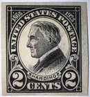 Travelstamps 1923 Us Stamps Scott  611 2c Imperf 1923 Mint Og Mnh Harding