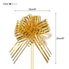 20pcs 8 Inch Large Organza Pull Bow Gift Wrapping Bows Gold white silver purple