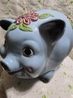 Sale  Was 225 Vtg Mcm Lg Chalkware Bank 12 5   x9   x9 5    Silvestri Bros 1966 W cork
