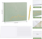 Wedding Guest Book With Pen  100 Blank   Lined Pages Guest Book For Wedding Rece