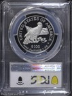 2003-w  100 Proof 1 Oz Platinum Eagle Statue Of Liberty Pcgs Pr 69 Dcam