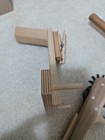 Lot Of 6 Wooden Rubber Band Guns   Rifle Gun Toy