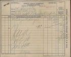 1928 Chicago Illinois John F  Lalla Company Wholesale Grocers Invoice 31-4