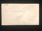 Used Confederate Cover Csa  6 Pair  Torn Back Flap