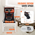 Foldable Indoor Double Shot Basketball Arcade Game 2 Player 4 Balls