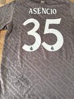 Signed Raul Asencio Real Madrid 24 25 Third Shirt Proof Spain Proof 