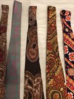 Lot Of 11 Vintage 70s Neck Ties Psychedelic Mod Groovy Disco Boho Great Prints