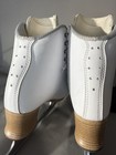 Jackson Freestyle Aspire Xp Figure Skates White Size 7c Leather 2190