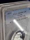      2014 5 Oz Proof Tuvalu American Bald Eagle High Relief Silver Pcgs Pr69 Dcam
