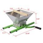 Fruit apple Crusher 1 8 Gal Stainless Steel Manual Juicer Grinder Fruit Scratter