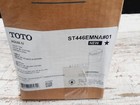 Toto St446emna 01 Aquia Iv 1 28 Gpf Toilet Tank W  Push Button Cotton  open Box 