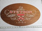 Vintage Stetson Shoes For Men Advertising Wood Store Display Sign Rare