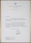 Richard M  Nixon - Typed Letter Signed 05 20 1957