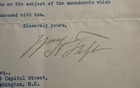 William H  Taft 1910 Typed Letter Signed As President - White House Stationery