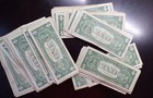 Series 1957 One Dollar   1  U s  Blue Seal Silver Certificates   Lot Of 10
