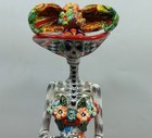24  Talavera Catrina  Mexican Folk Art  Day Of The Dead Colorful