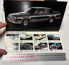 1983 83 Original Oldsmobile Limited Edition Hurst Olds Brochure Folder