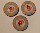 Sahara Hotel Casino Chip  1 - Vintage Las Vegas - Lot Of 3 Genie Issue Nv 