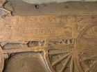 Vtg 1900   s The Acme Horse Drawn Wagon Printing Press Letterpress Print Block
