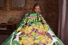 Teenage Mutant Ninja Turtles Blanket Breakthrough Design Lap Throw 46  X 60 