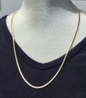 Genuine 14k Yellow Gold Solid Cuban Link Chain 19 8g 3 2mm Men s Necklace