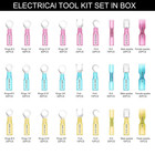 Home Marine Automotive Electrical Connectors Tool Kit Set With Heat Shrink Wire