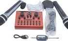 Vocopro Digital Karaoke Mixer usb Interface W  Dual Wireless Microphones Damaged